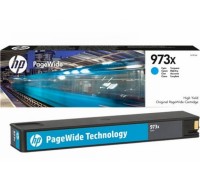 Картридж голубой HP 973X / F6T81AE повышенной емкости для HP PageWide 452dw Pro / 477dw Pro оригинальный